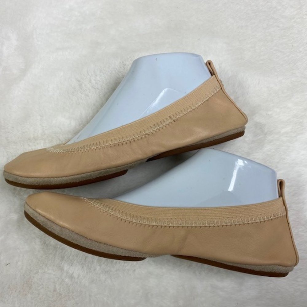 Yosi Samra Samara Foldable‎ Ballet Flat in Ballet Pink Leather, size 7